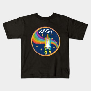 USA space agency vintage retro V03 T-shirt Kids T-Shirt